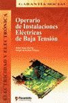 OPERARIO DE INSTALACIONES ELECTRICAS DE BAJA